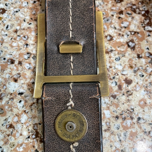 Kenneth Cole "distressed style leather" Boho Purse Y2K - Picture 5 of 9